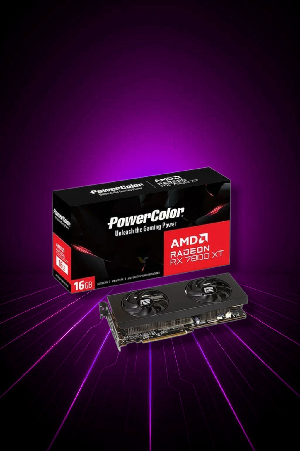 PowerColor Radeon RX 7800 XT – 16GB GDDR6